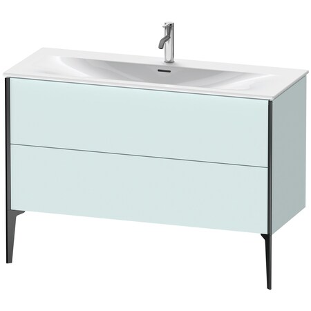 Duravit Xviu Floor Standing Vanity Unit Light Blue Matt XV43040B209